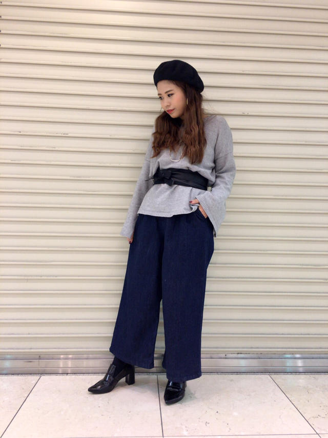 チーフCODE☆☆スリットデザインニット♡♡ありちゃ