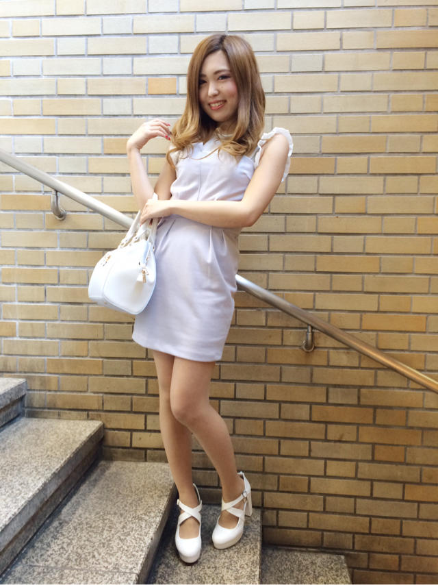 フリル袖タックデザインワンピ ☆  #オフショット   ✎ まーちゃん