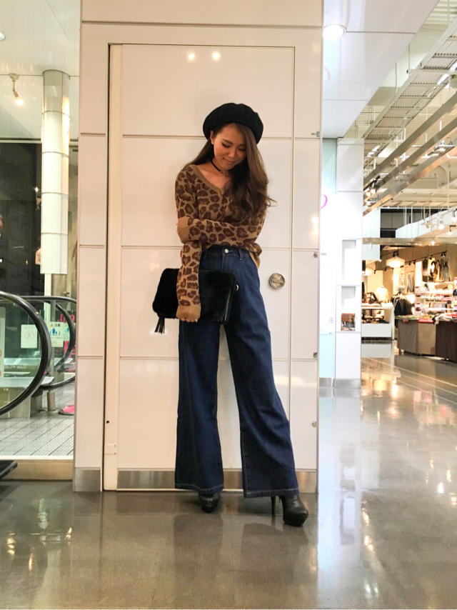 問い合わせ多数！！待望のレオパードニット入荷♡/閉店後ショット♡スタッフ写メ♡内田