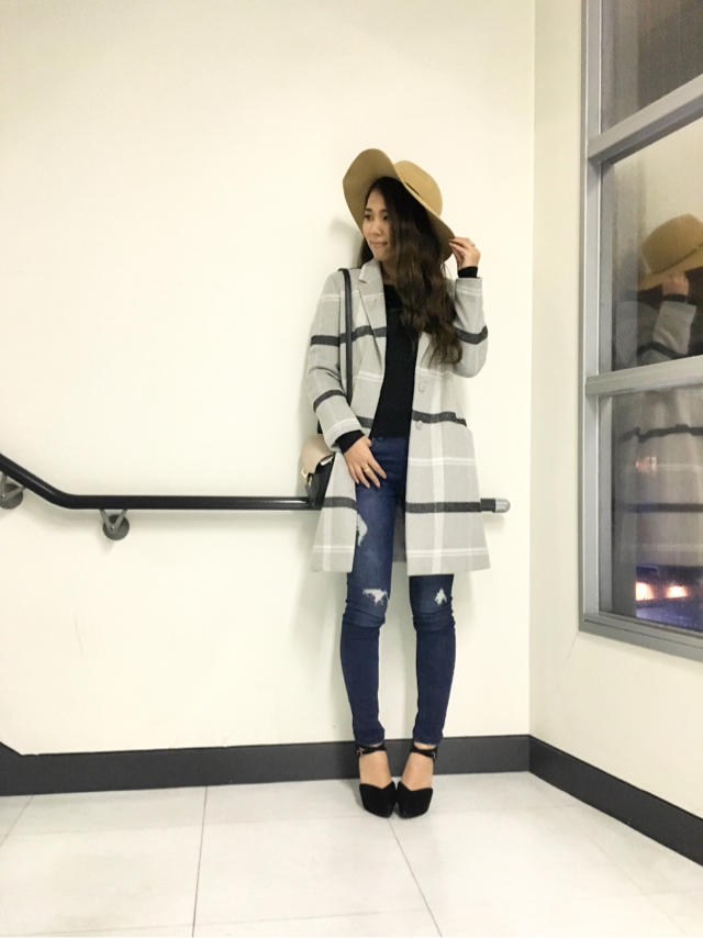 チェック柄チェスターで差をつけcode♡/休憩中の癒し♡内田