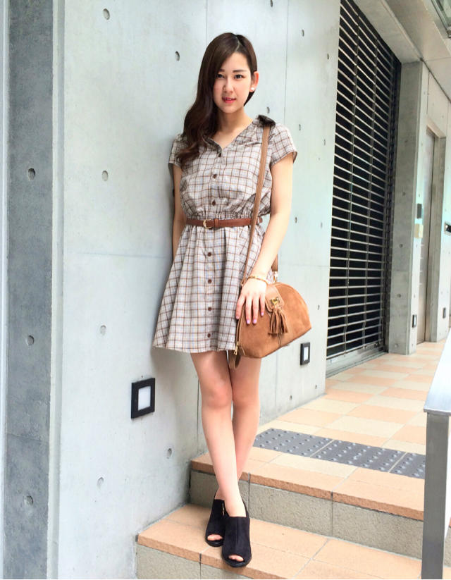 秋のデートに絶対オススメ！！シャツワンピ♡まどか