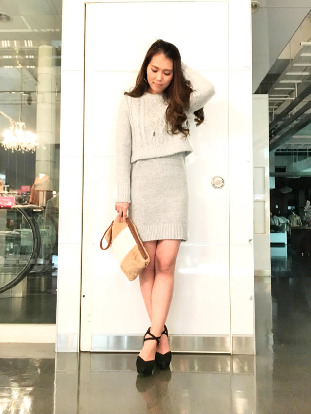 待望の再入荷！！/大人可愛いニットワンピ♡/プレゼント♡内田
