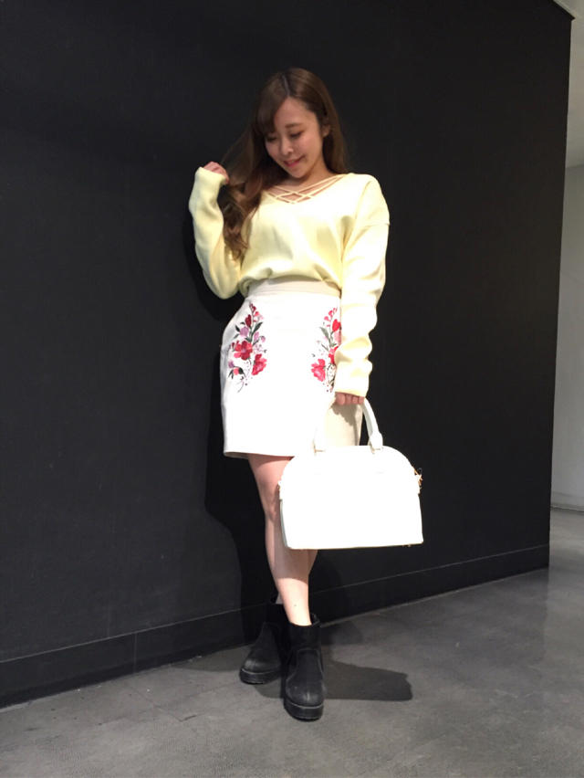 待ちに待った新作刺繍スカートでcoordinate/贅沢にカニを食べてきました♪♪ふかめろ