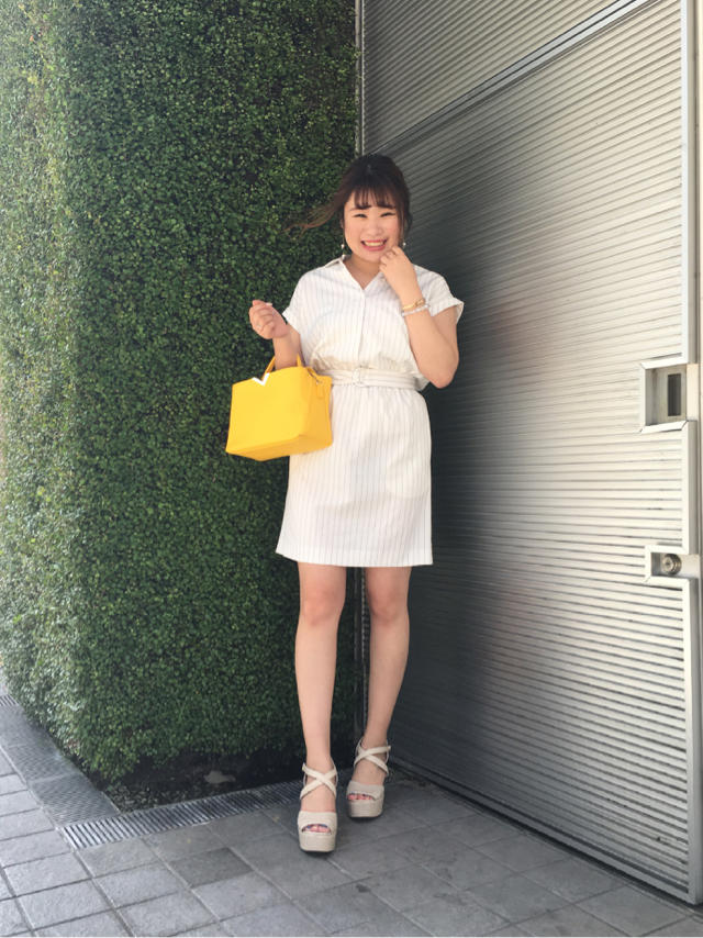 スキッパーワンピース！オフィスコーデにもピッタリワンピース！柴田