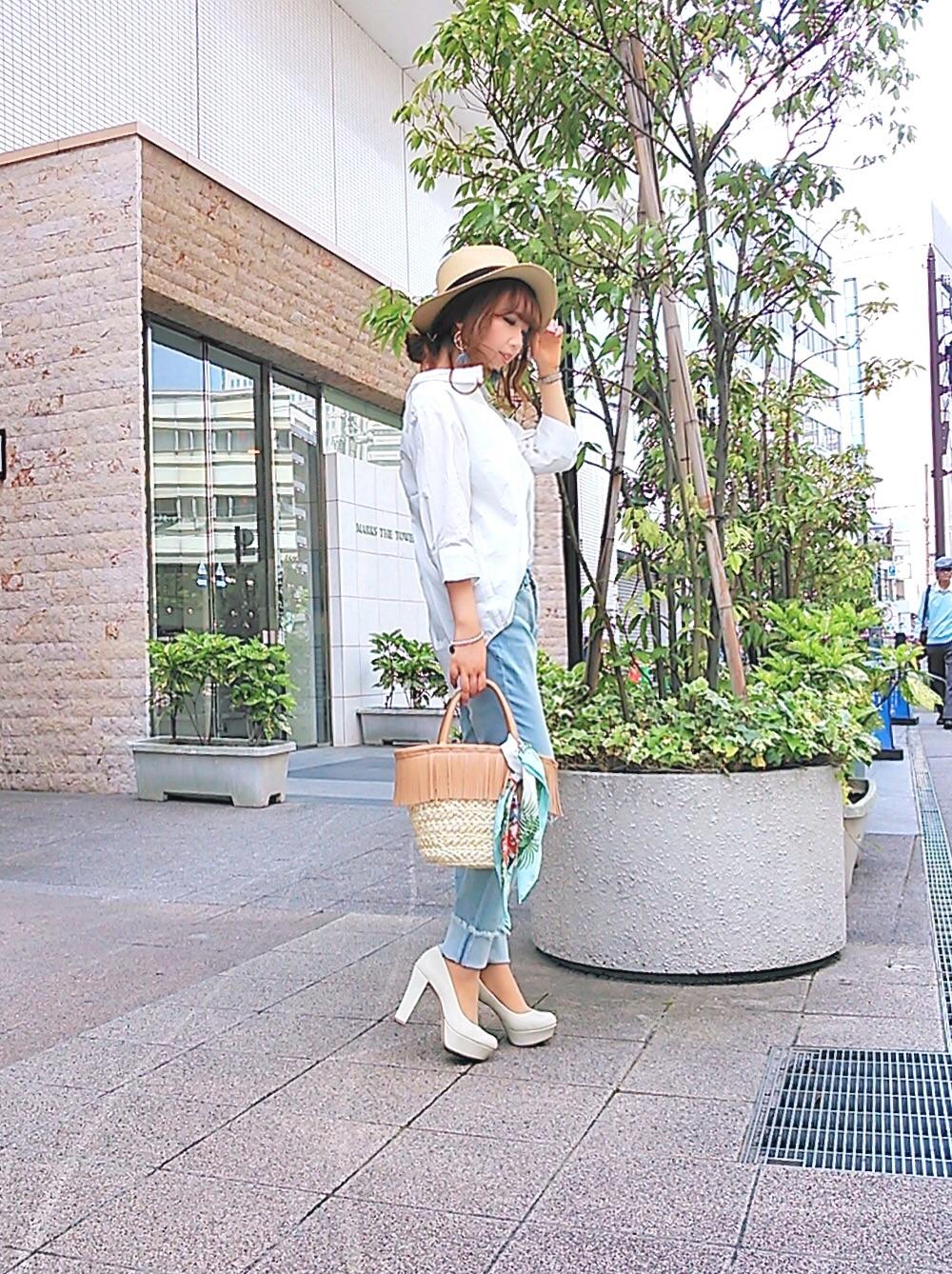 今ぴったりの！！！一枚でコナレ感・・♡♡お気に入りシャツコーデ♡♡坂根