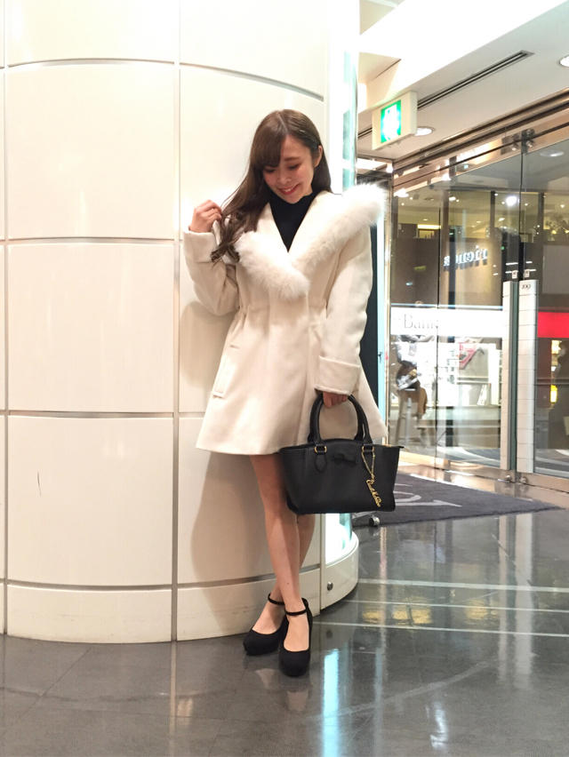 大人気コート再入荷☆フェミニンコーデ/成人式ネイル♪♪ふかめろ