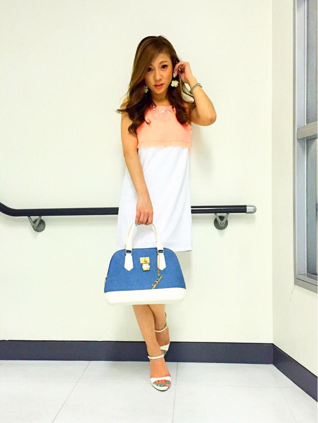 ビジュー付きワンピース♪♪  NEW ヘアカラー♪♪  あやか
