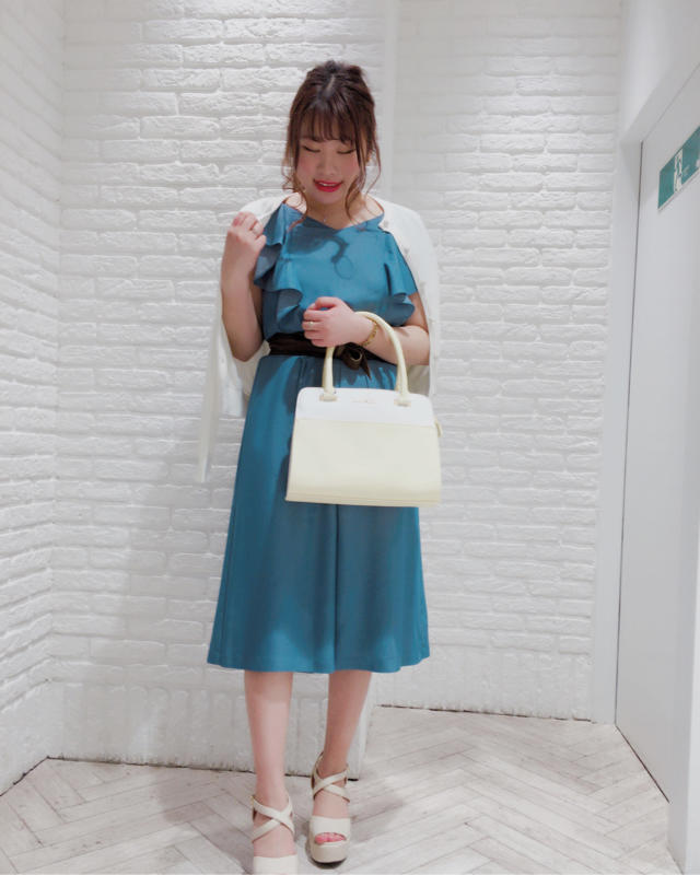 今年トレンドのサッシュベルトがセットになってるんです！/念願の夜桜を...♡柴田