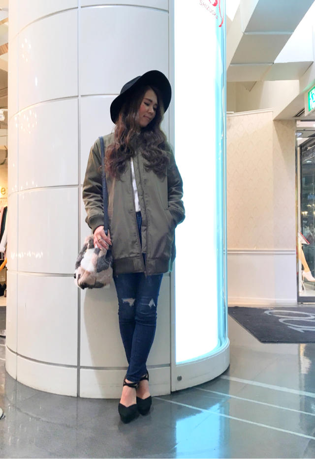 大人気！！ロングMA-1再入荷♡/クリスマスプレゼント♡内田