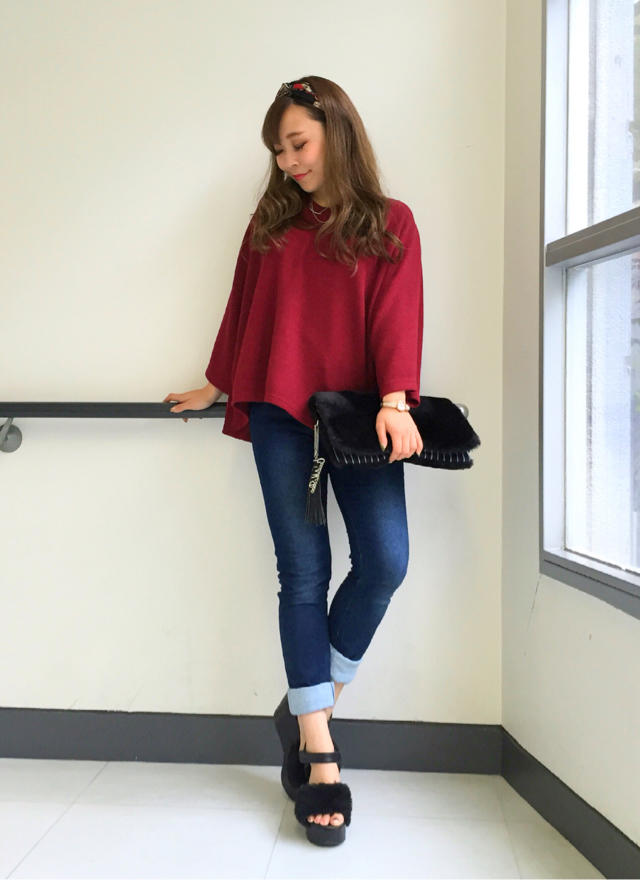 ゆるtops/楽チンcoordinate☆/NEW haircolor♪♪ふかめろ