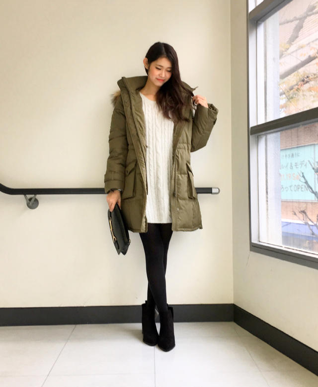 必見！！寒い冬にはダウンコートがオススメ♪みなみ