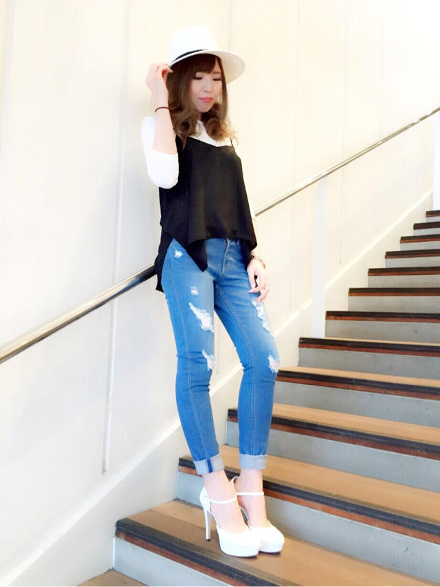 春のお出掛け♡大人カジュアル♡ゆうこりん