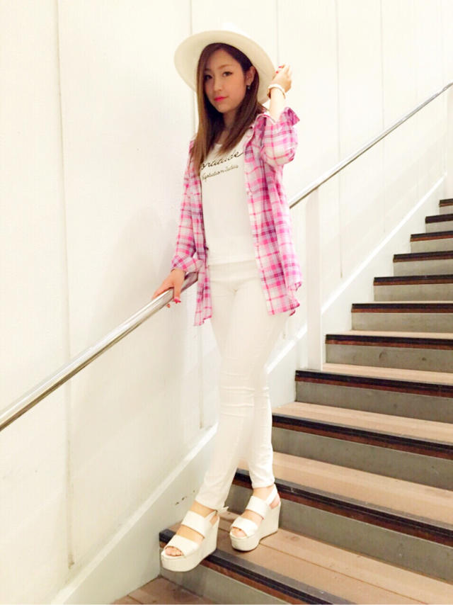 人気のチェックシャツ♡みづき