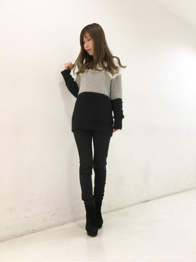 ニットトップス♡