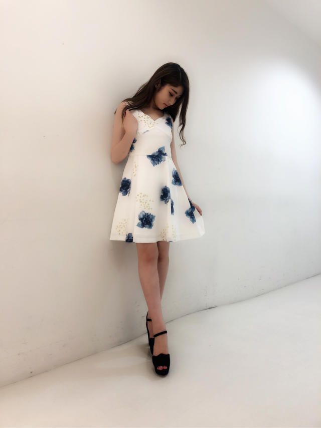 花柄ワンピ♡