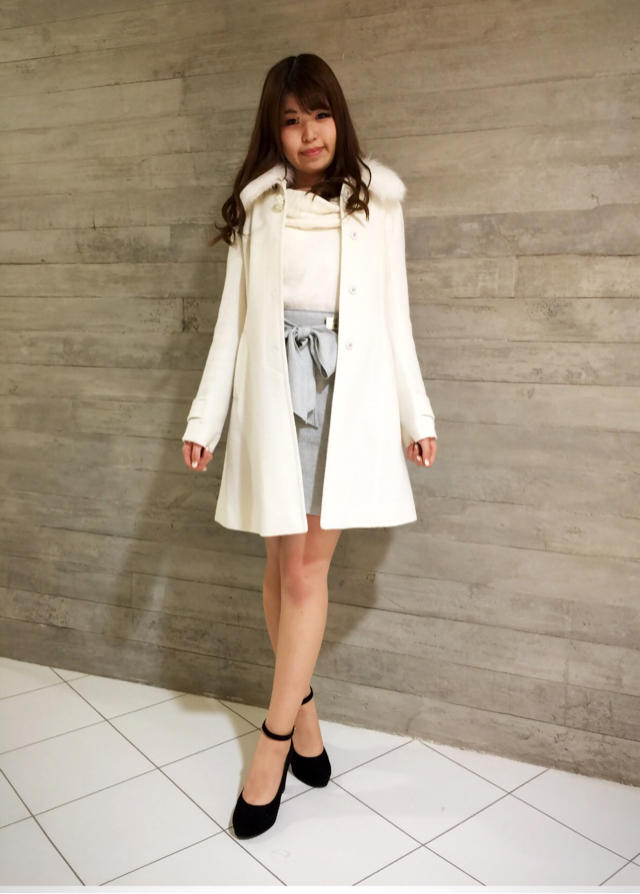 大人気♡リアルファーウールコート