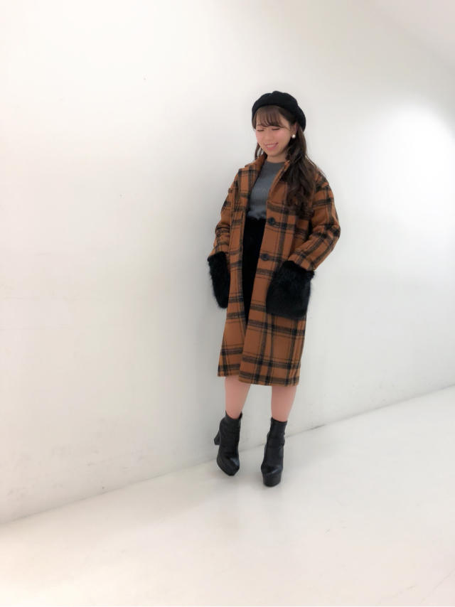 ★TGC広島着用ファーポケットコート★