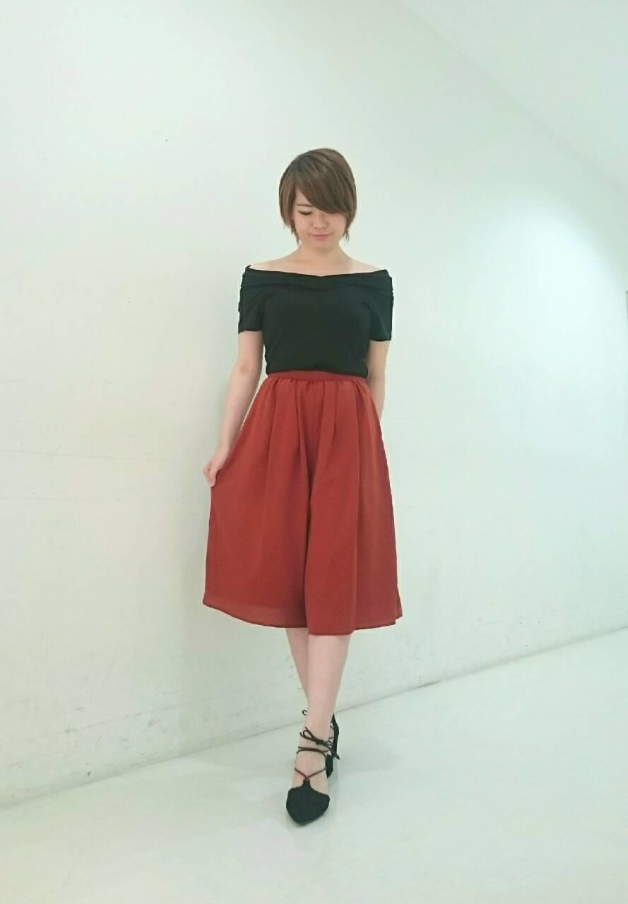 ギャザー×ギャザーコーデ♡