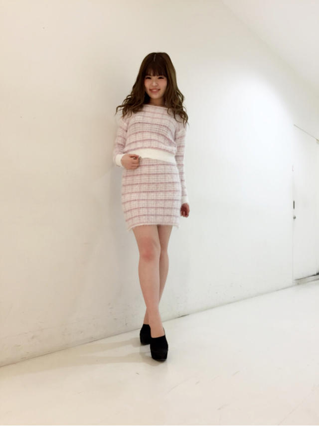 ツイードニットアップ♡