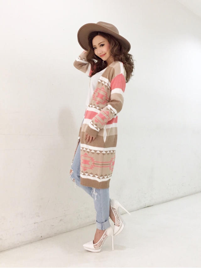 再入荷！！人気のオルテガ柄カーディガン♡めぐ
