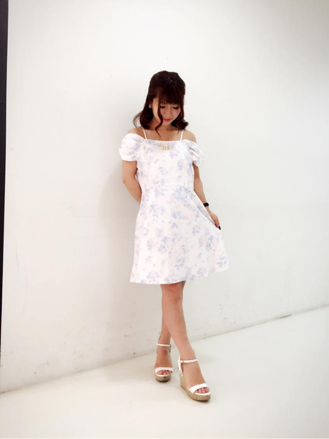 花柄ワンピ♡