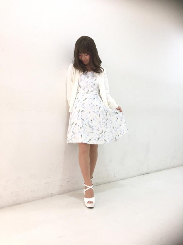 花柄ワンピ♡