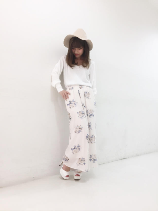 花柄ワイド♡