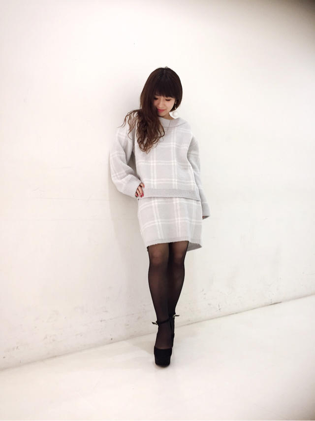ニットセットアップ♡