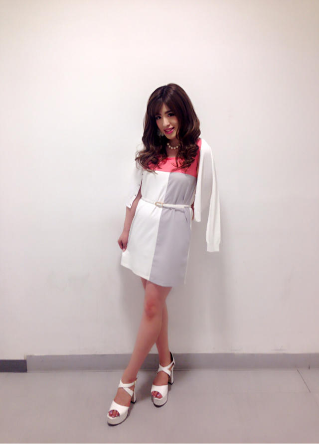 new♡パネルワンピ♡休日♡