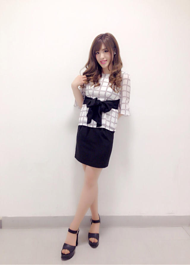 大きいリボンがcute( ⸝⸝•ᴗ•⸝⸝ )格子柄リボンブラウス♡ ちさと