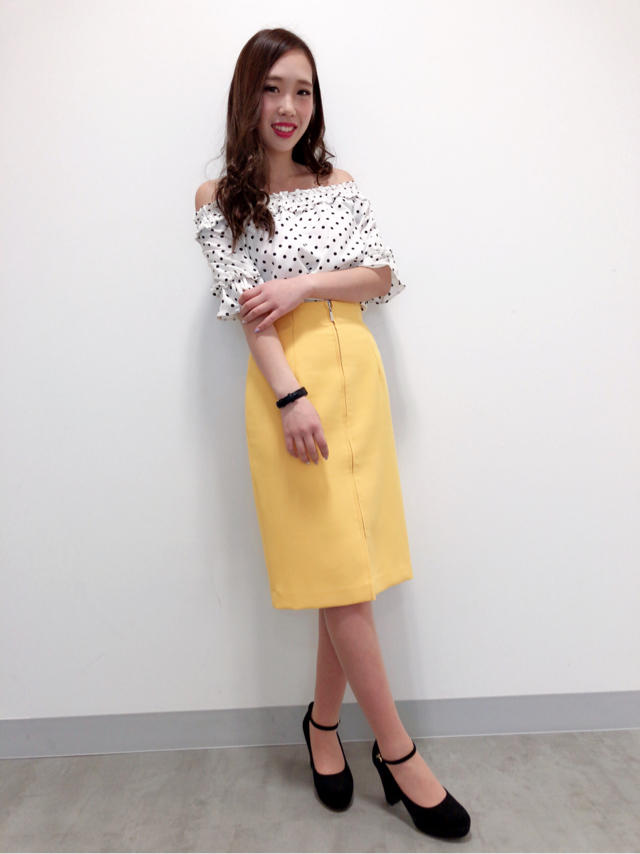 大人フェミニンコーデ♡千葉店ラスト(T ^ T)Risa