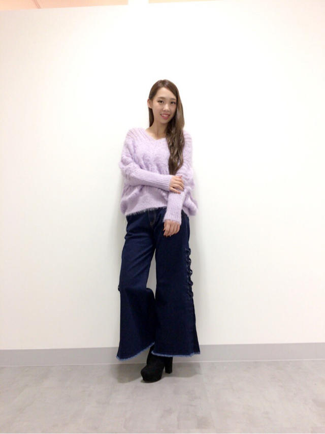 思わず触れたくなるモヘアニット♡Risa