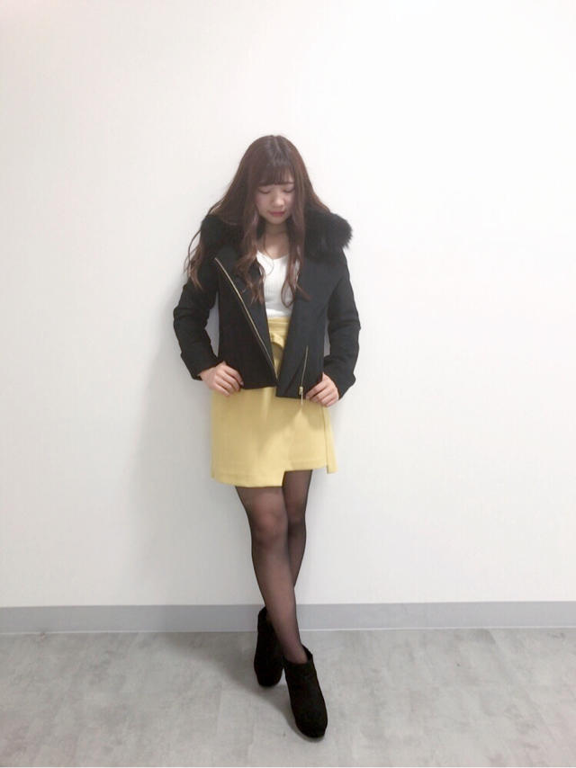 寒い季節にも！暖かファー付ライダース♡Natsumi