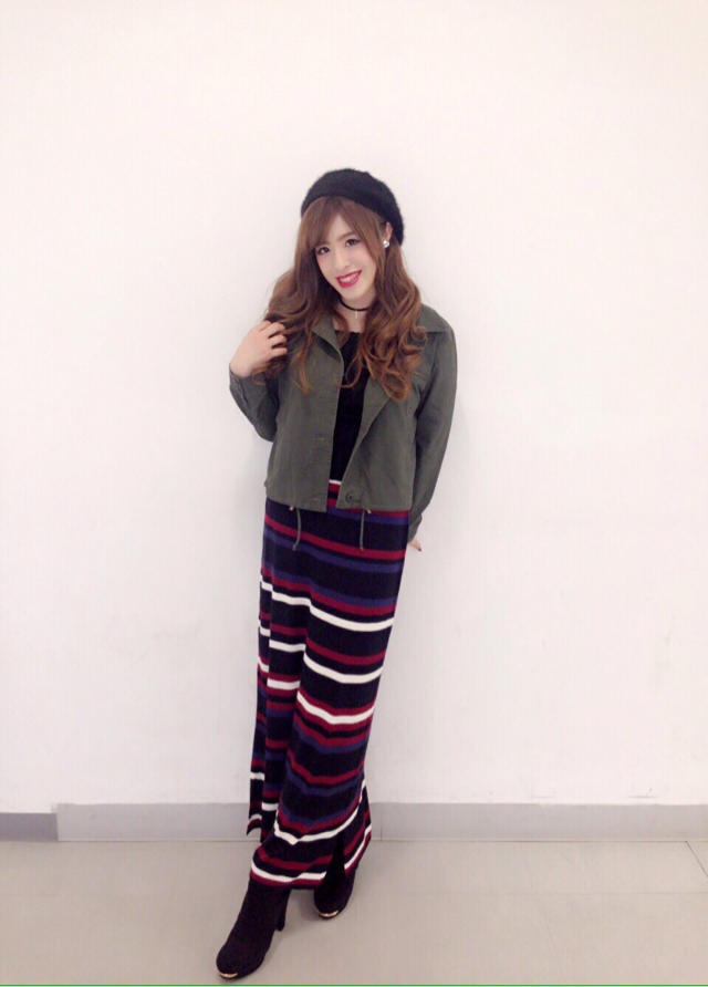 CECILPRESS#3掲載‼︎大人気マキシスカート♡ はるにゃん