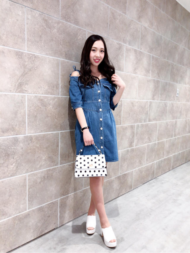 新作大量入荷♡セシル一押しデニムワンピ♡Risa