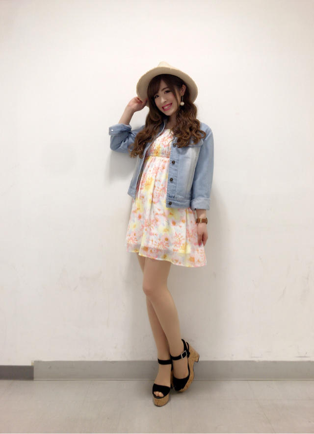 セシルオリジナル花柄♡オフショルワンピ♡ ちさと