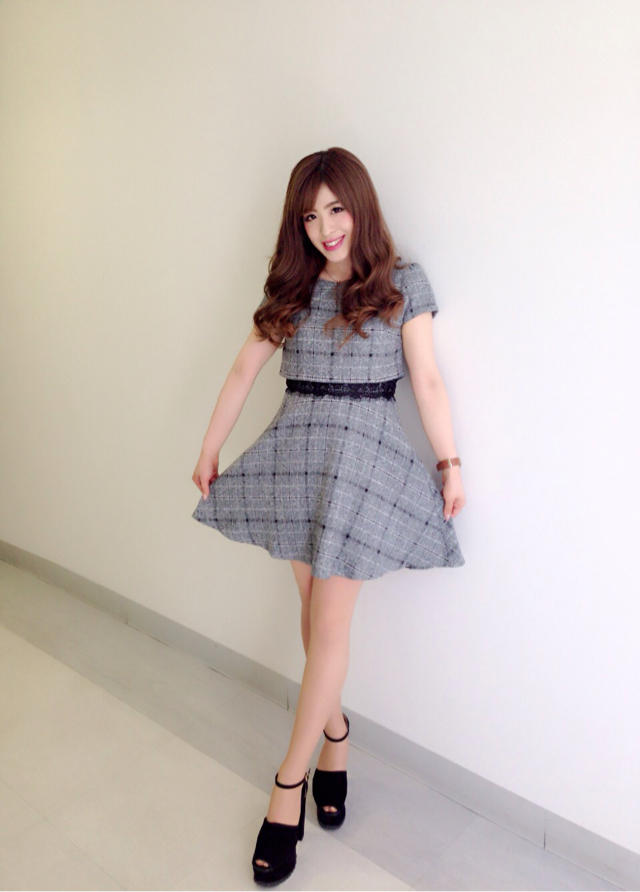 チェック柄×ツイード地♡♡女性らしい新作ワンピース( ⸝⸝⸝ᵕᴗᵕ⸝⸝⸝ )夏休み♡ ちさと
