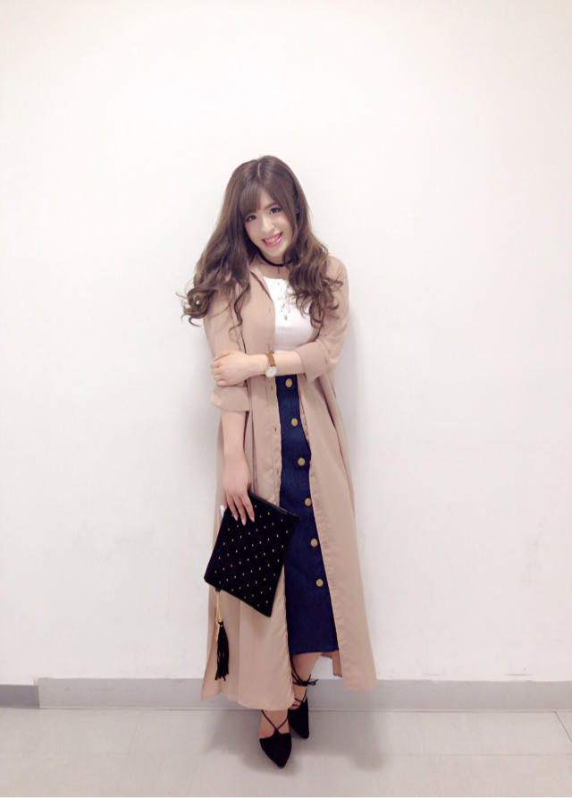 トレンドのロングシャツでオシャレ上級者に♡♡new hair(⸝ᵕᴗᵕ⸝⸝)♡ ちさと