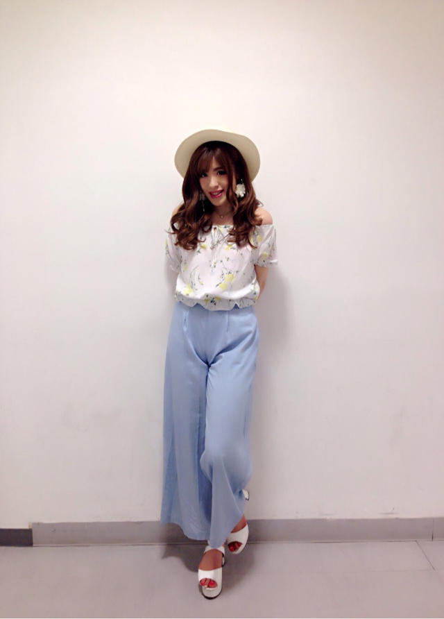 new♡デニムワイドパンツ♡