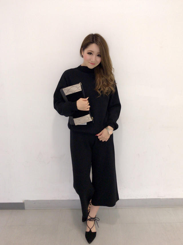 CECILPRESS#4掲載♡‼︎とっても着やすいハーフミラノニットアップ♡ はるにゃん