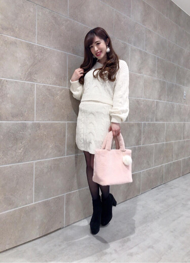 チーフ店頭着用♡モールニットアップ♡ Natsumi