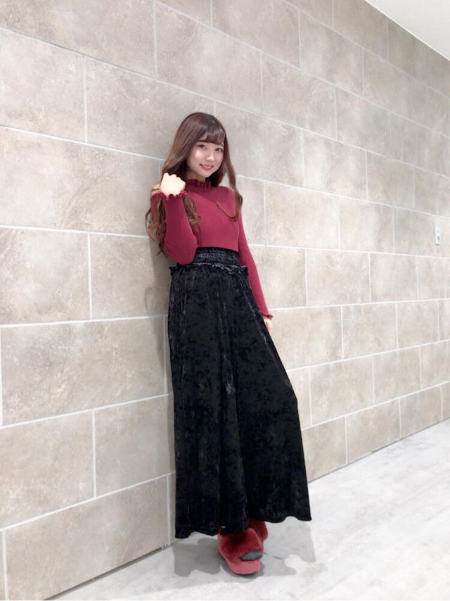 再入荷♡ベロアワイドPT♡Natsumi