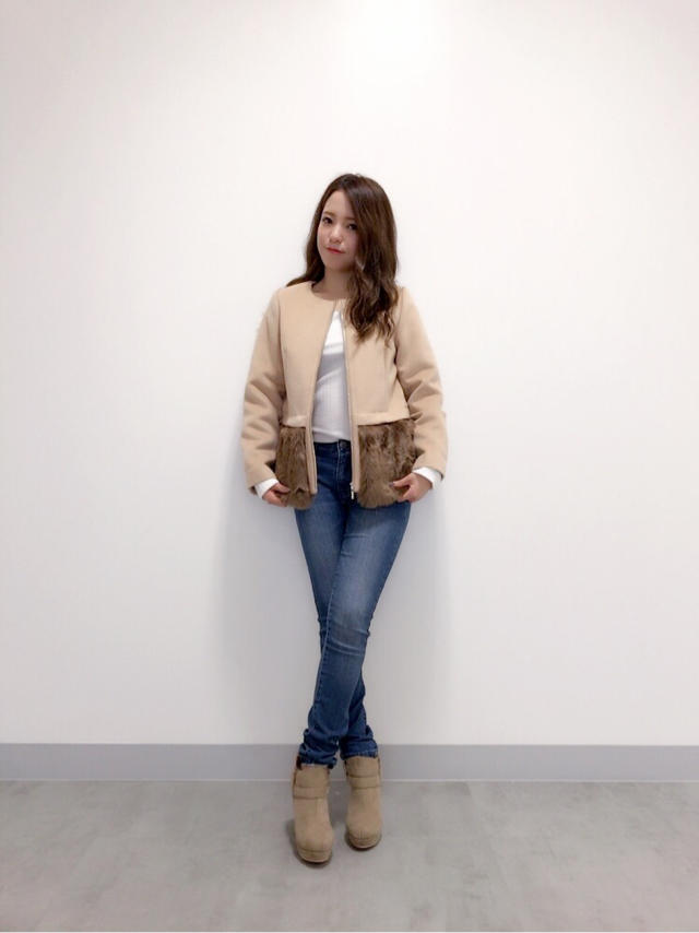 ボリュームファーでトレンドライクな大人レディstyle♡Natsumi