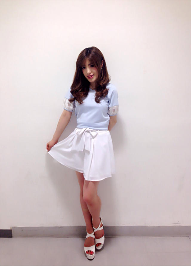 new♡リボン付フレアキュロット♡
