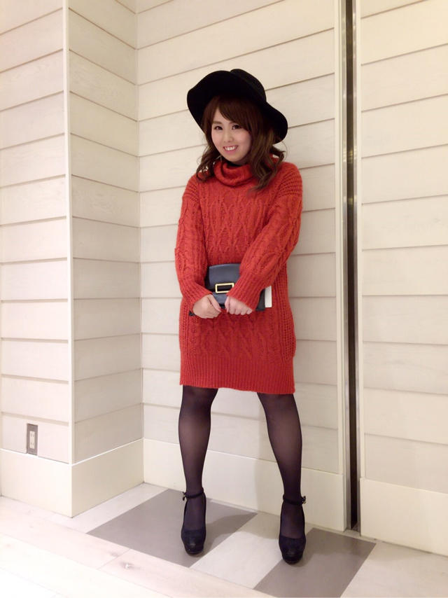 スタッフ店頭コーデ♡冬に1枚は持っておきたいニットワンピ♡nao