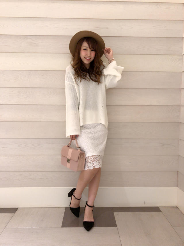 春にオススメ！！ホワイトコーデでオシャレ上級者に♡ランキング5位♡nao
