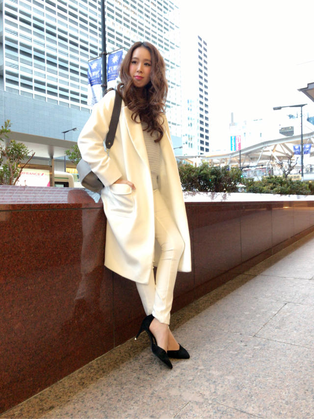先取り春カラーであったかコーデ♡♡紅葉店長とOFFSHOT♡♡mika
