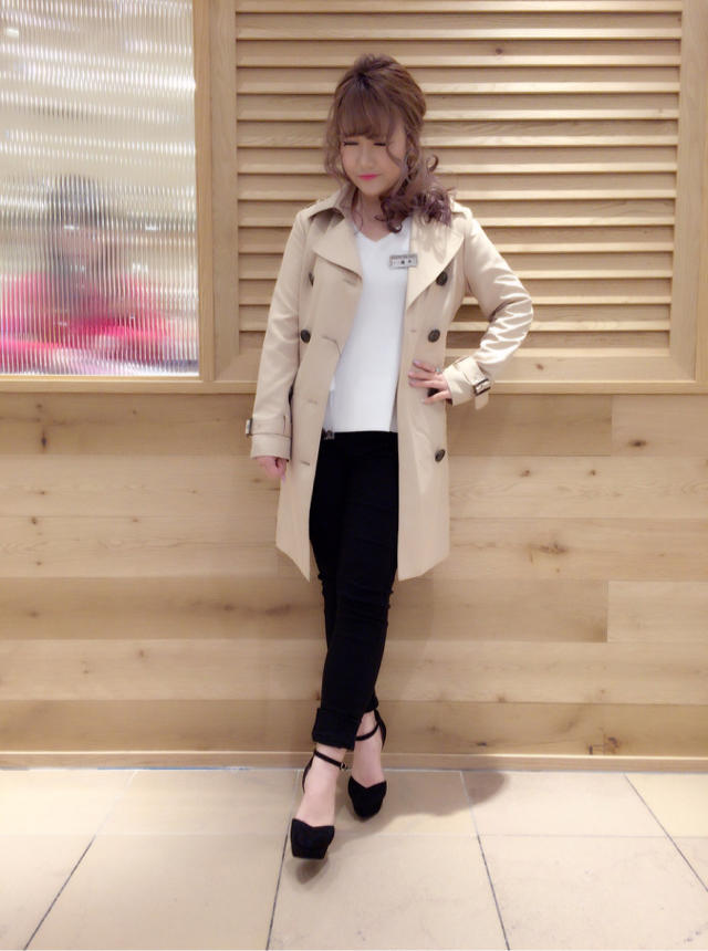 キョン店頭コーデ♡春はやっぱりトレンチ♡kyon