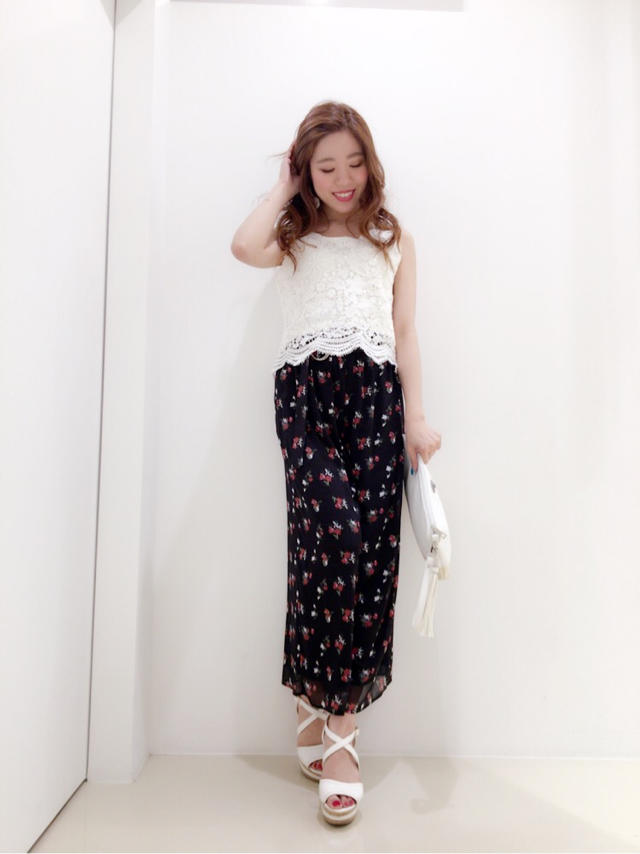 珍しくワイドパンツに一目惚れコーデ♡chisato