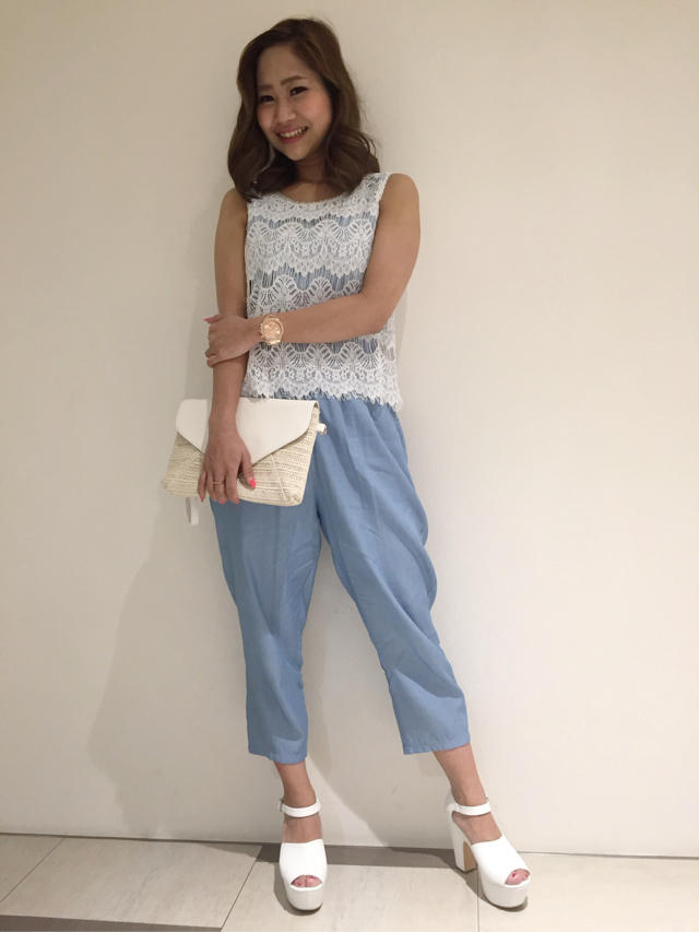 レースが可愛いトレンド商品♡珍しく自撮り☺︎ちさと